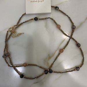 Altar’d state long beaded necklace NEVER WORN